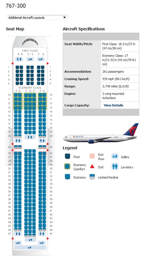 Aircraft Seat Map And Layout .